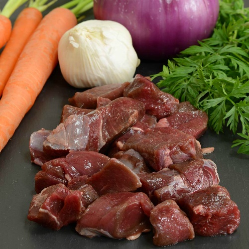 Diced Elk Stew Meat, photo by Gourmet Food Store