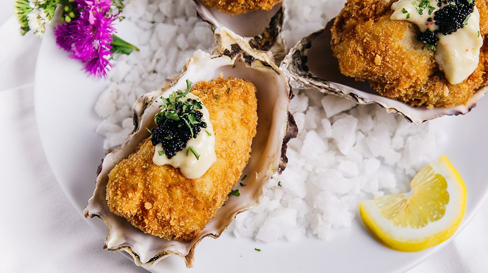 caviar friend oysters 