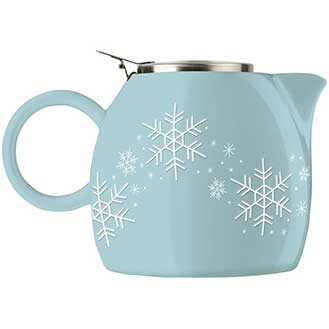 Tea Forte PUGG Ceramic Teapot - Snowflake