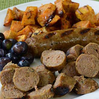 Venison Sausage with Red Wine and Veal Demi Glace | Gourmet Food Store