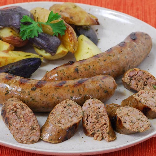 Duck and Bacon Sausage with Jalapeños | Gourmet Food Store Photo [1]