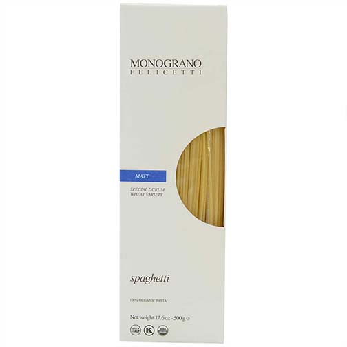 Matt Durum Wheat Spaghetti, Organic Photo [1]