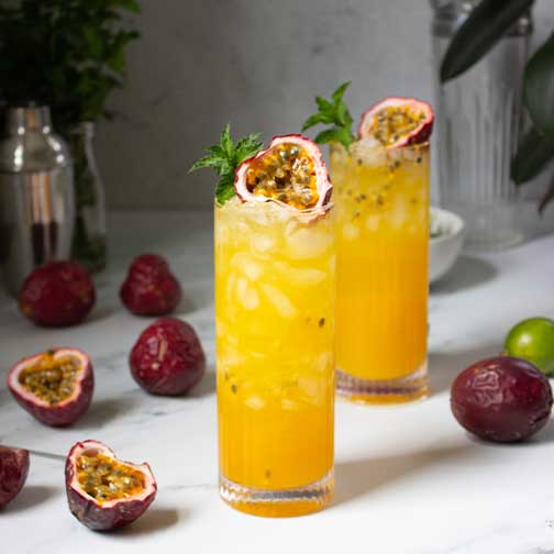 Passion Fruit Collins Recipe - Gourmet Food Store Photo [1]
