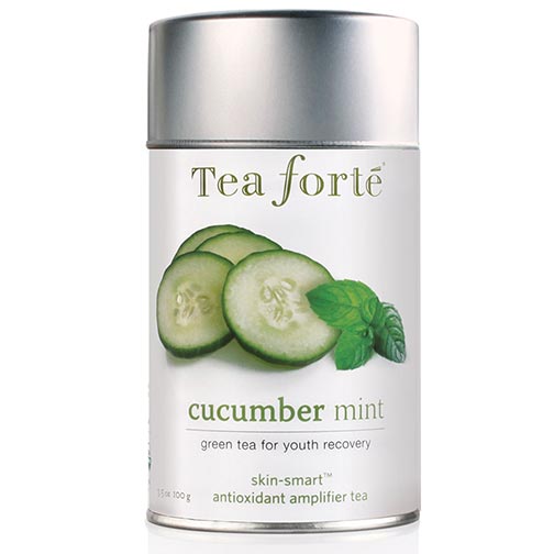 Tea Forte Cucumber Mint Organic Green Tea - Loose Leaf Tea Photo [1]
